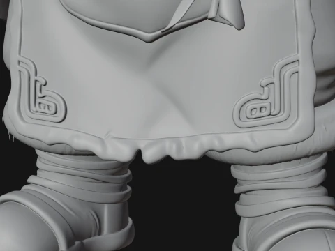 Dwarf Blacksmith Statue Design 5 - 3D Print Model 3D Print Model