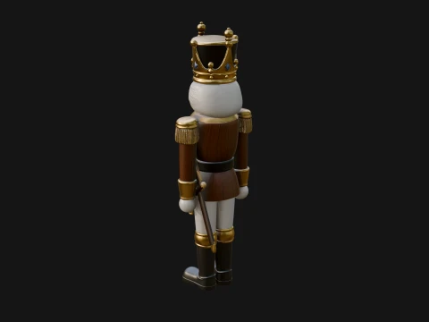 Nutcracker Soldier Statue Design 6 - 3D Print Model 3D Print Model