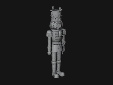 Nutcracker Soldier Statue Design 6 - 3D Print Model 3D Print Model