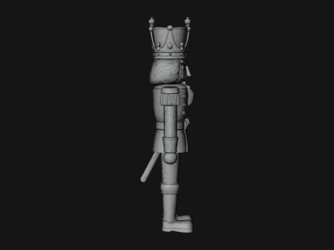Nutcracker Soldier Statue Design 6 - 3D Print Model 3D Print Model