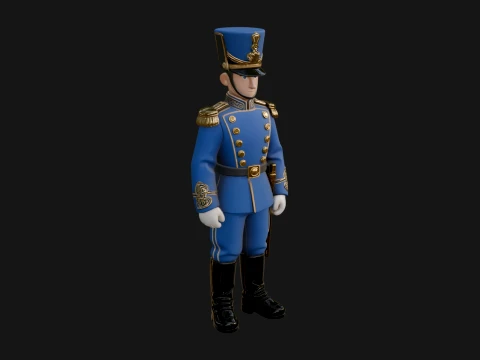 Parade Toy Soldier Statue Design 1 - 3D Print Model 3D Print Model