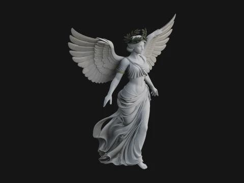 Angel of Victory Statue Design 7 - 3D Print Model 3D printmodel