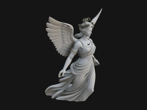 Angel of Victory Statue Design 8 - 3D Print Model 3D printmodel