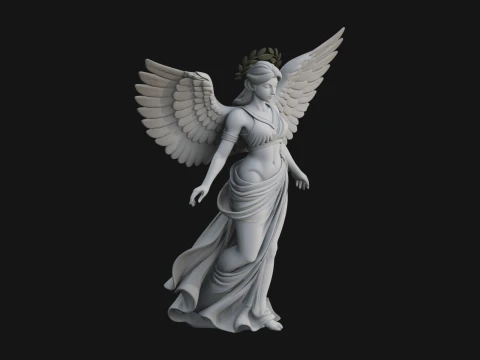 Angel of Victory Statue Design 9 - 3D Print Model 3D printmodel