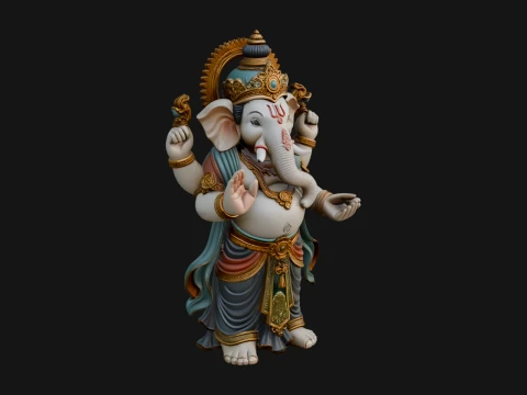 Ganesha Statue Design 10 - 3D Print Model 3D printmodel