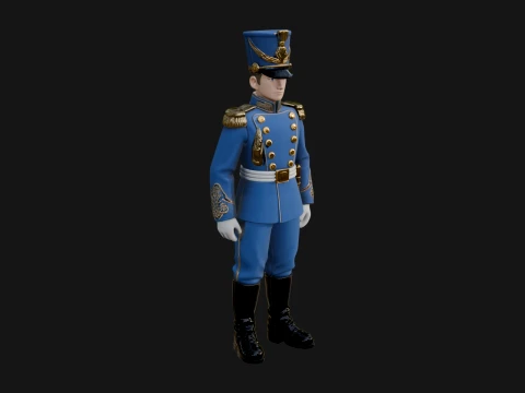 Parade Toy Soldier Statue Design 2 - 3D Print Model 3D Print Model