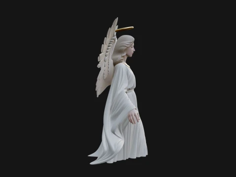Guardian Angel Statue Design 5 - 3D Print Model 3D Print Model