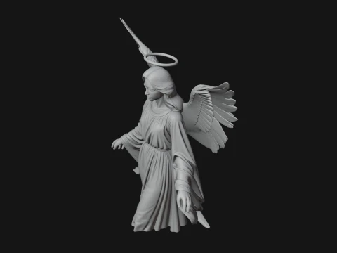 Guardian Angel Statue Design 5 - 3D Print Model 3D Print Model