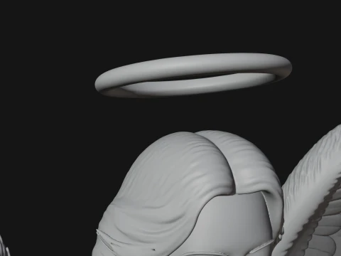 Guardian Angel Statue Design 5 - 3D Print Model 3D Print Model