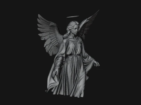 Guardian Angel Statue Design 5 - 3D Print Model 3D Print Model