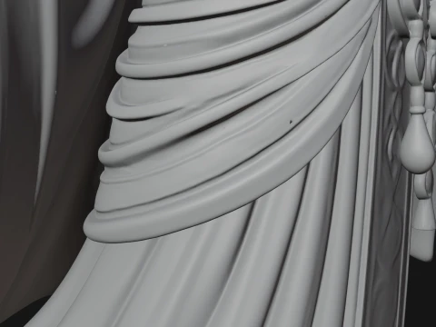 Elven Queen Statue Design 24 - 3D Print Model 3D Print Model