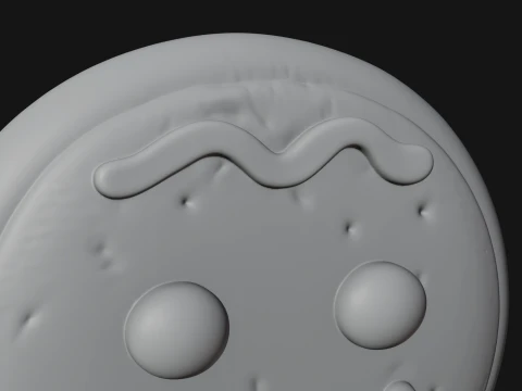 Gingerbread Man Cookie Ornament Design 2 - 3D Print Model 3D Print Model