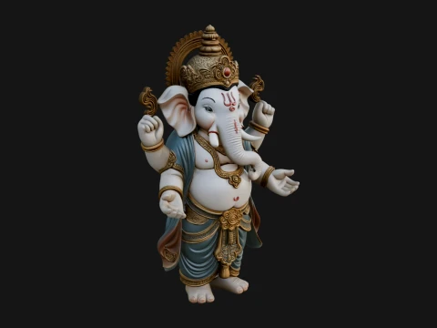 Ganesha Statue Design 11 &ndash; 3D-Druckmodell 3D Druckmodell