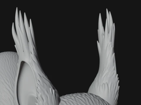 Red Squirrel Animal Statue Design 3 - 3D Print Model 3D Print Model