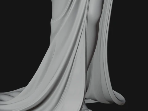 Bastet Cat Goddess Statue Design 4 - 3D Print Model 3D Print Model