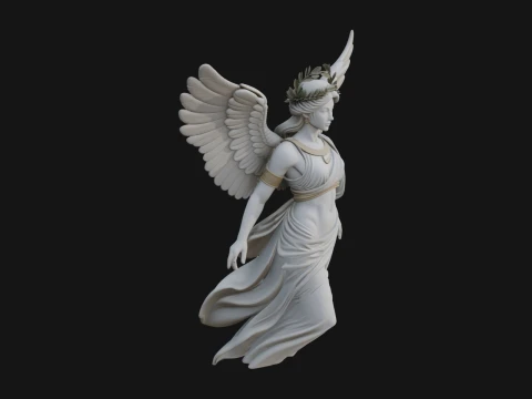 Angel of Victory Statue Design 10 - 3D Print Model 3D Принт Модель