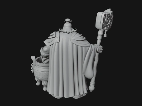 Hammer Thunder God Statue Design 3 - 3D Print Model 3D Print Model