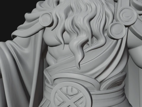 Hammer Thunder God Statue Design 3 - 3D Print Model 3D Print Model