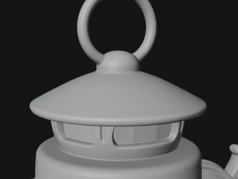 Holly Christmas Lantern Model Design 3 - 3D Print Model 3D Print Model