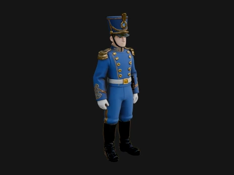 Parade Toy Soldier Statue Design 4 - 3D Print Model 3D Print Model