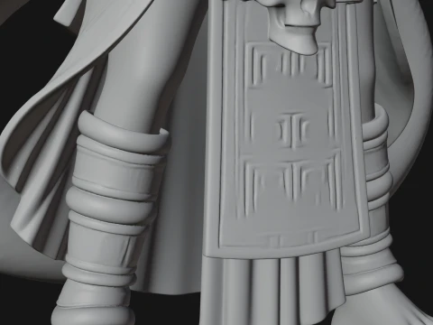 Aztec Serpent Goddess Statue Design 4 - 3D Print Model 3D Print Model