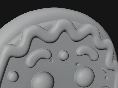 Gingerbread Man Cookie Ornament Design 4 - 3D Print Model 3D Print Model