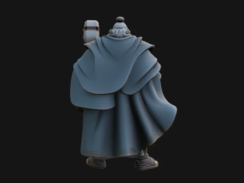 Hammer Thunder God Statue Design 5 - 3D Print Model 3D Print Model