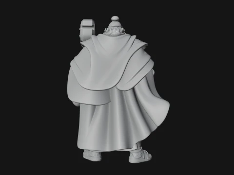 Hammer Thunder God Statue Design 5 - 3D Print Model 3D Print Model