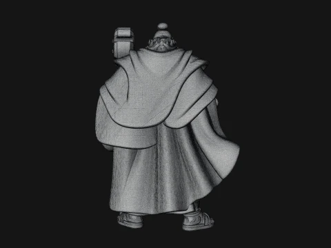 Hammer Thunder God Statue Design 5 - 3D Print Model 3D Print Model