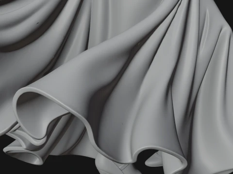 Ballroom Dancing Couple Statue Design 4 - 3D Print Model 3D Print Model