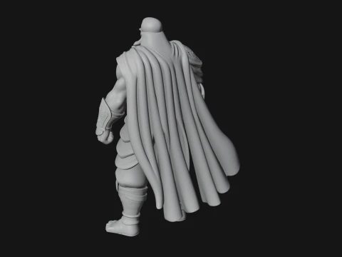 Barbarian Warlord Statue Design 18 - 3D Print Model 3D Print Model