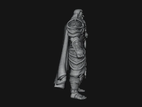 Barbarian Warlord Statue Design 18 - 3D Print Model 3D Print Model