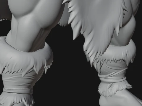 Barbarian Warlord Statue Design 19 - 3D Print Model 3D Print Model