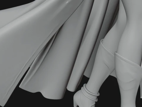 Witch Hat Sorcerer Statue Design 20 - 3D Print Model 3D Print Model
