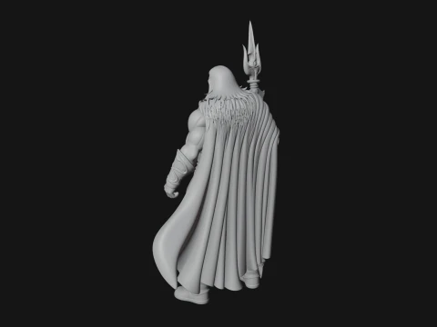 Odin with Spear Statue Design 15 - 3D Print Model 3D Print Model