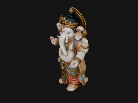 Ganesha Statue Design 13 - 3D Print Model 3D Print Model