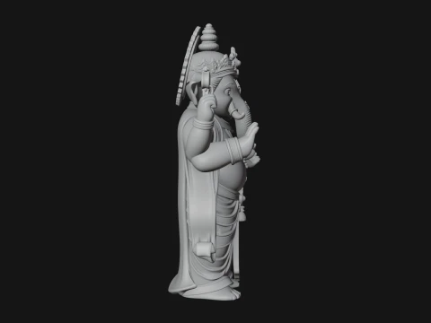 Ganesha Statue Design 13 - 3D Print Model 3D Print Model