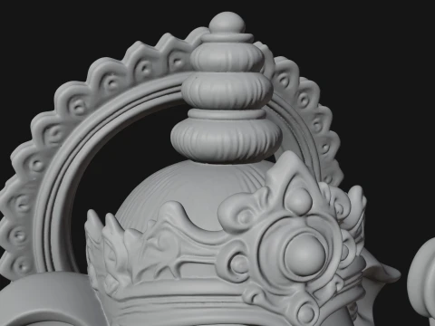 Ganesha Statue Design 13 - 3D Print Model 3D Print Model