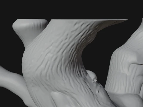Haunted Tree Monster Statue Design 1 - 3D Print Model 3D Print Model