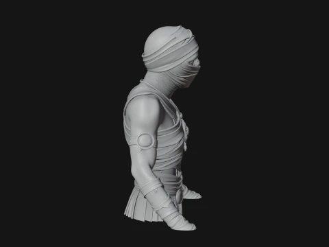 Mummy Warrior Statue Design 7 - 3D Print Model 3D Print Model