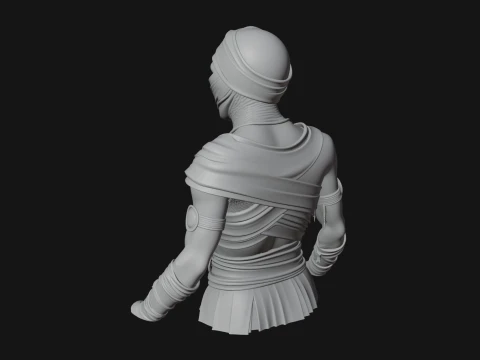 Mummy Warrior Statue Design 7 - 3D Print Model 3D Print Model
