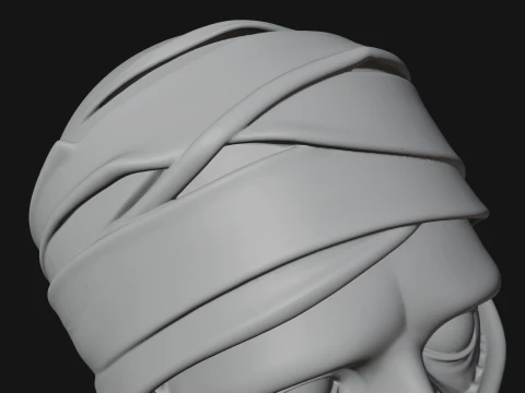 Mummy Warrior Statue Design 7 - 3D Print Model 3D Print Model