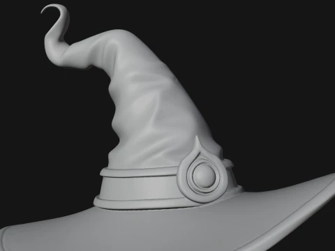 Witch Hat Sorcerer Statue Design 25 - 3D Print Model 3D Print Model