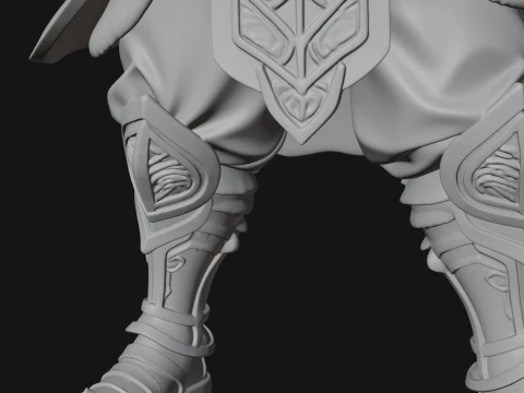 Odin with Spear Statue Design 18 - 3D Print Model 3D Print Model