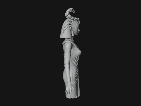 Egyptian Queen Statue Design 10 - 3D Print Model 3D Print Model