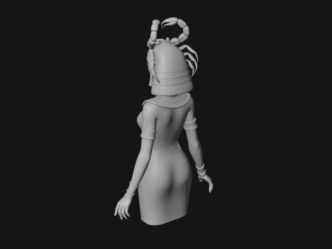 Egyptian Queen Statue Design 10 - 3D Print Model 3D Print Model