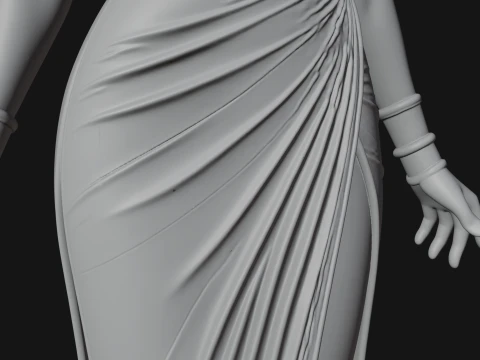 Egyptian Queen Statue Design 10 - 3D Print Model 3D Print Model