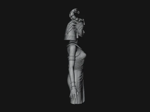 Egyptian Queen Statue Design 10 - 3D Print Model 3D Print Model