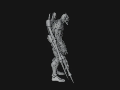 Spider Legged Demon Statue Design 16 - 3D Print Model 3D Print Model