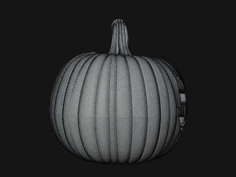 Carved Pumpkin Lantern Statue Design 15 - 3D Print Model 3D Print Model